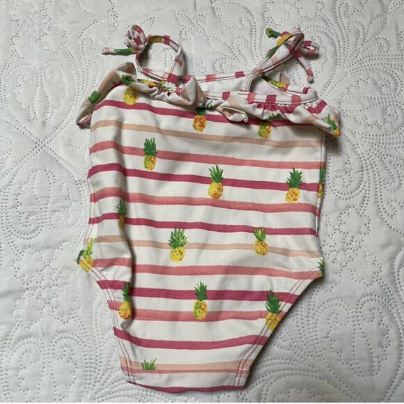 Gap Pineapple One Piece Swim Suit Size 3-6m - Picture 3 of 5